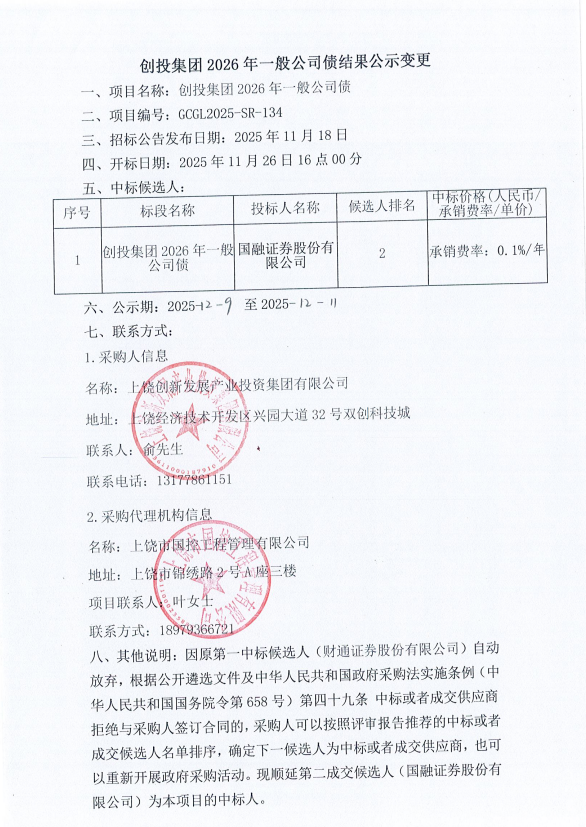 創(chuàng)投集團2026年一般公司債結(jié)果公示變更.png